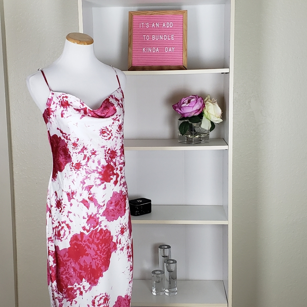 Keepsake the Label Satin Floral Print Mini Slip
